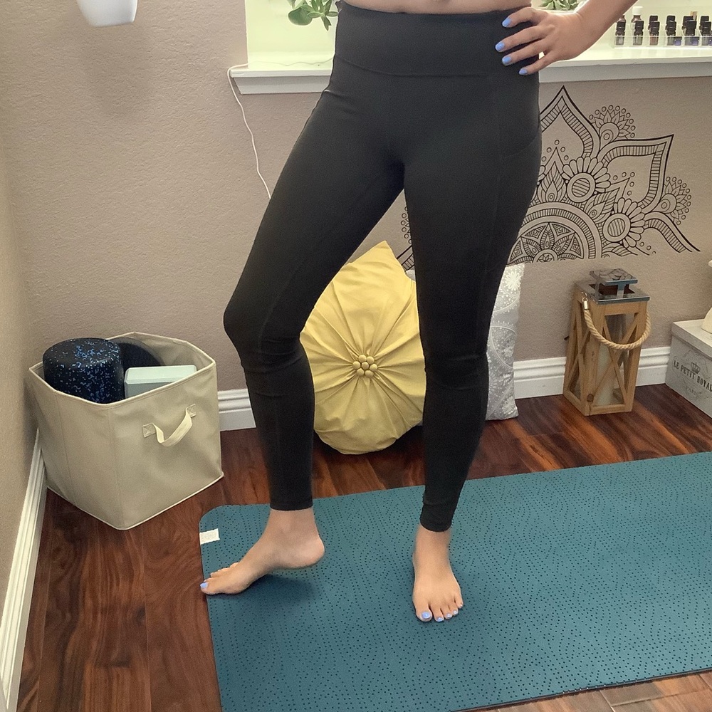Lululemon Olive Wunder Under High Rise